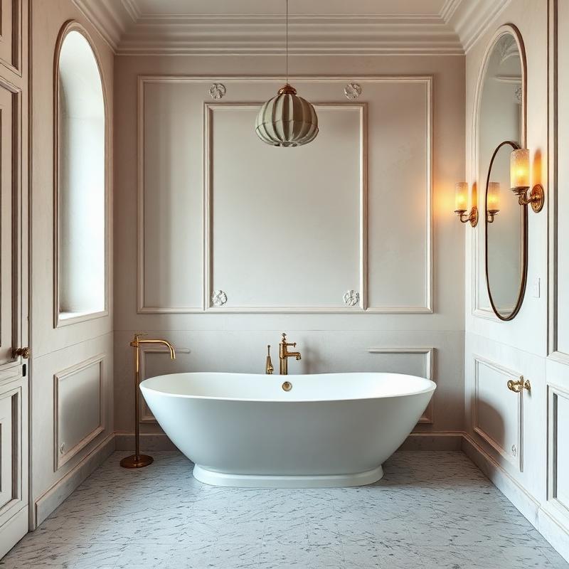 Marble bathroom detail at Palazzetto Orfeo